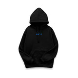 BORN TO RACE hoodie black front