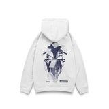 DECAY hoodie white back