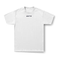 DECAY tee white front