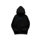 Don't Look Back Hoodie in Black - front view