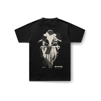 T-Shirt Decay S1K en noir - vue de dos
