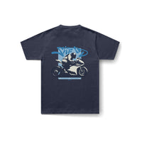 Don't Look Back T-Shirt in Navy