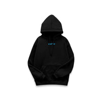 Make Things Move Hoodie in Blue - front view