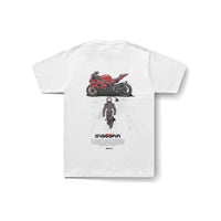T-Shirt Starting Grid S1K en blanc - vue de dos