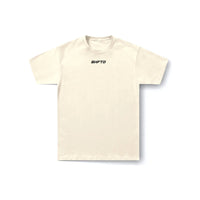 SHFTD T-Shirt in Beige - front view