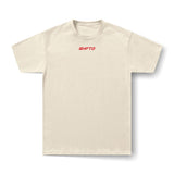 STARTING GRID tee beige front