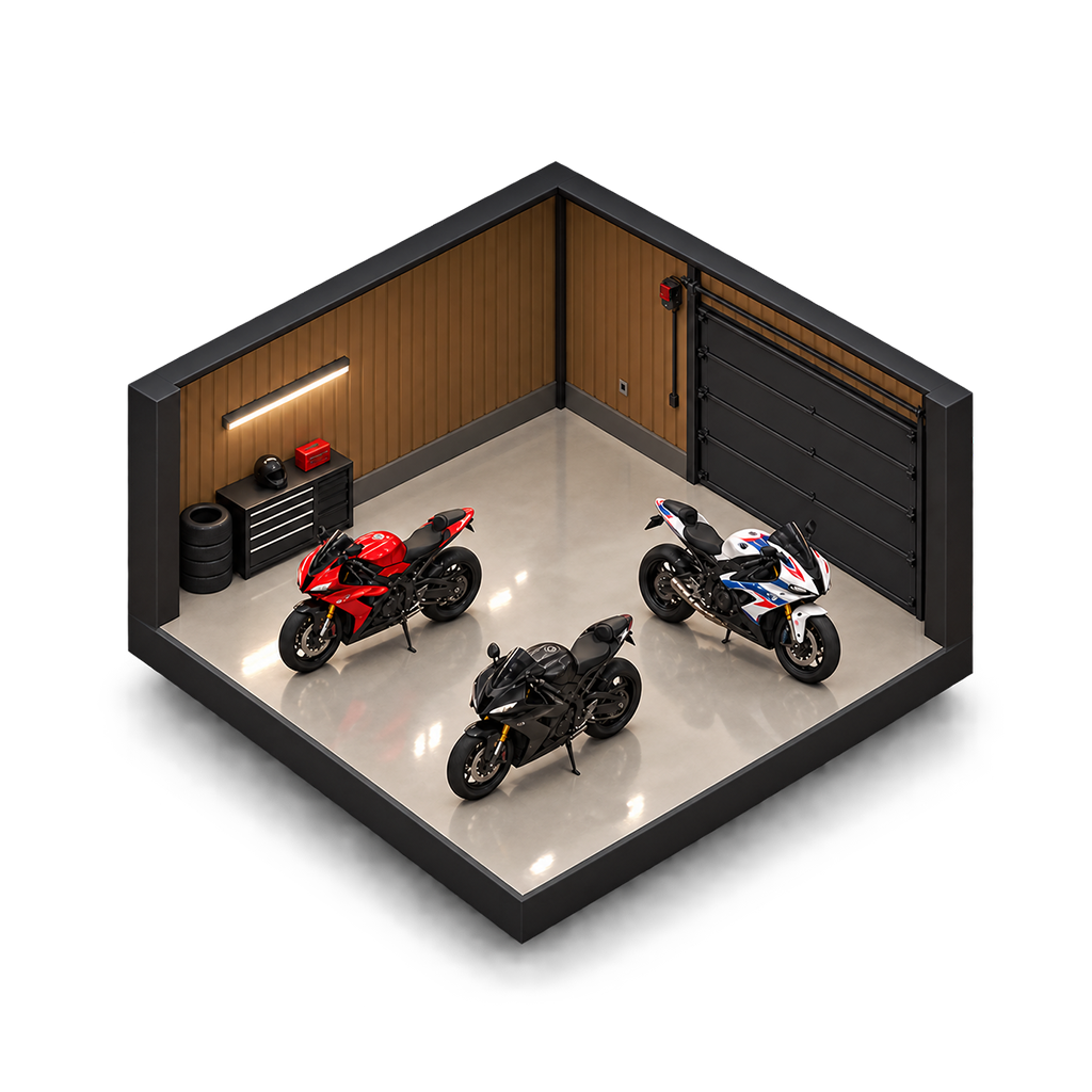 Off-Season Bike Storage Spot