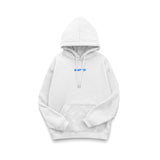 BORN TO RACE hoodie white front