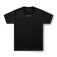 BORN TO RACE tee black front