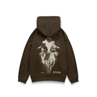 DECAY hoodie brown back