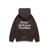 PRETTY GIRLS LOVE FAST BIKES HOODIE