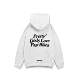 PRETTY GIRLS LOVE FAST BIKES HOODIE