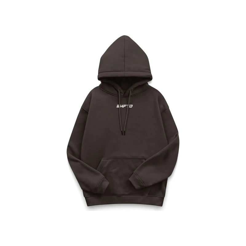 Legacy SHFTD Hoodie in Brown - front view