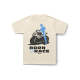 T-Shirt Born to Race S1K en beige - vue de dos