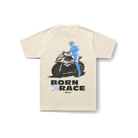 T-Shirt Born to Race S1K en beige - vue de dos