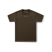 T-Shirt Born to Race S1K en brun - vue de face