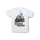 T-Shirt Born to Race S1K en blanc - vue de dos