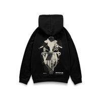 Hoodie Decay S1K en noir - vue de dos
