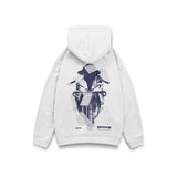 Hoodie Decay S1K en blanc - vue de dos