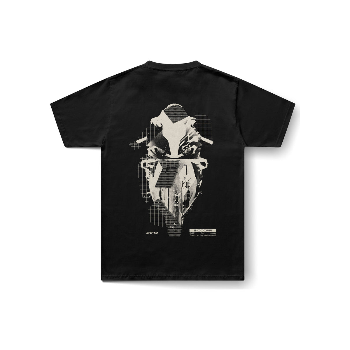 T-Shirt Decay S1K en noir - vue de dos
