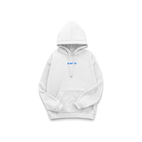 SHFTD Hoodie in White - front view