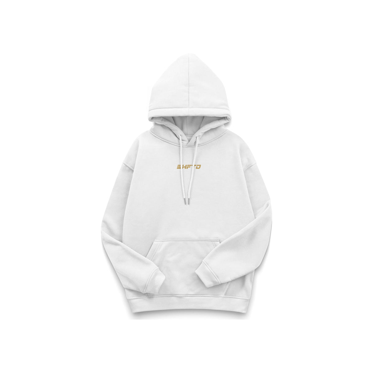 Make Things Move BBS Hoodie in White - front view