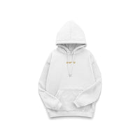 Make Things Move BBS Hoodie in White - front view