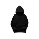 Make Things Move Hoodie in Blue - front view