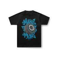Make Things Move T-Shirt in Black - back view