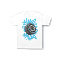 Make Things Move T-Shirt in White - back view
