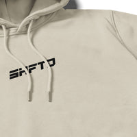 Need Money for S1K Hoodie in Beige - close-up of the print detail