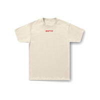 T-Shirt Starting Grid S1K en beige - vue de face