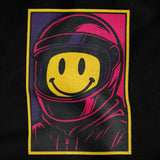 SHFTD T-Shirt in Black - close-up of the print detail