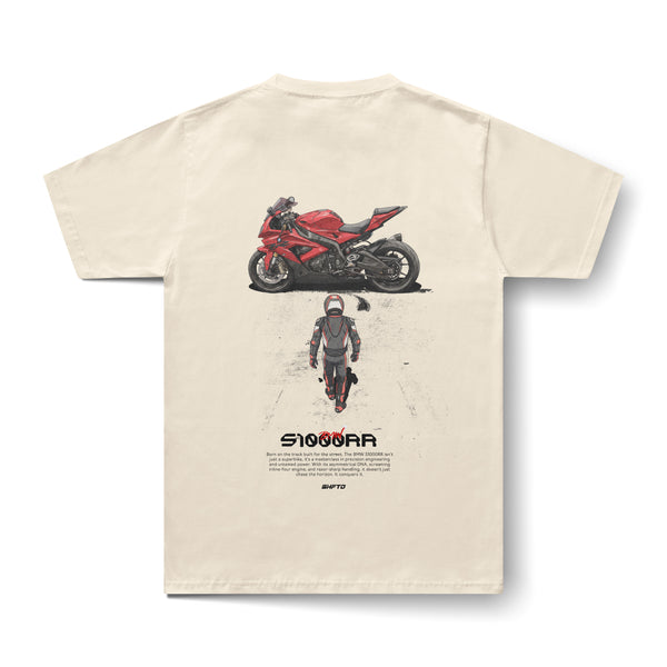 STARTING GRID tee beige back