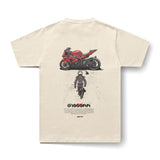 STARTING GRID tee beige back