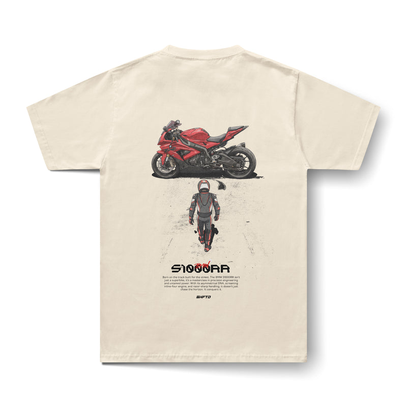 STARTING GRID tee beige back